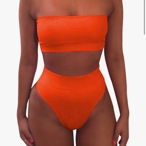 LAST Zaful Orange Swim suit